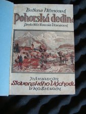 kniha Pohorská dedina, Nákladom Slovenského východu 1928