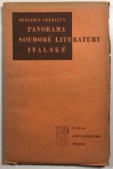 kniha Panorama soudobé literatury italské, Jan Laichter 1930