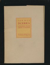 kniha Dcerka O poznání cesty pravé k spasení, Křesťanské knihkupectví a nakladatelství 1946
