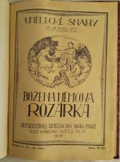 kniha Rozárka + Pan učitel, A. Hlavatá 1915