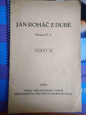 kniha Jan Roháč z Dubé, Křesťanské knihkupectví a nakladatelství 1947
