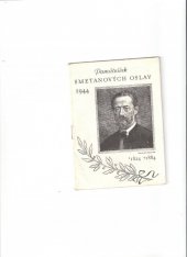 kniha Památníček Smetanových oslav 1944 *1824, &+&1884 : [život a dílo Bedřicha Smetany, s.n. 1944