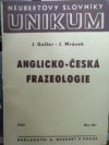 Anglicko-česká frazeologie