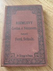kniha Rozmluvy Čecha s Němcem , František Řivnáč 1889