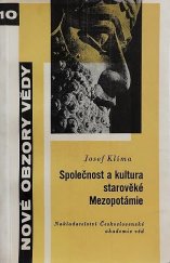 kniha Společnost a kultura starověké Mezopotámie, Československá akademie věd 1963