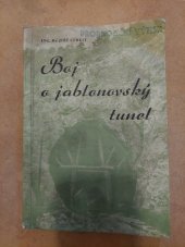 kniha Boj o jablonovský tunel, Dopravní nakladatelství 1954