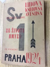 kniha Ze života hmyzu komedie o 3 aktech s předehrou a epilogem, Ot. Štorch-Marien 1924