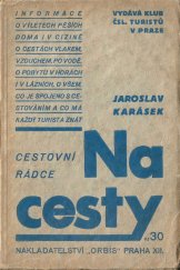 kniha Na cesty cestovní rádce, Orbis 1929