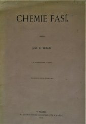 kniha Chemie fasí, Česká akademie věd a umění 1918