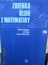 kniha Zbierka úloh z matematiky, SNTL 1988