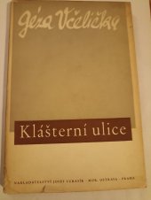 kniha Klášterní ulice [Staropražské básně], J. Lukasík 1945