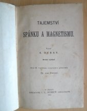 kniha Tajemství spánku a magnetismu, I.L. Kober 1908