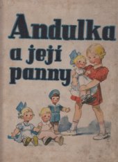 kniha Andulka a její panna povídka o holčičce, která nikdy panenku nerozbila, Josef Elstner 1936