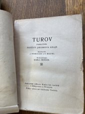 kniha Turov pamatník : pověsti Jiráskova kraje, Klub čsl. turistů 1923