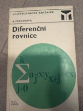 kniha Diferenční rovnice, SNTL 1971