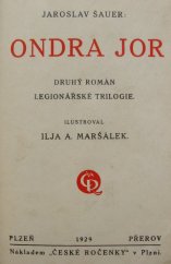 kniha Ondra Jor 2. román legionářské trilogie, Česká ročenka 1929