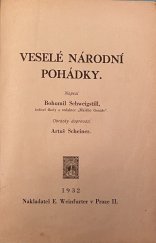 kniha Veselé národní pohádky, Eduard Weinfurter 1932
