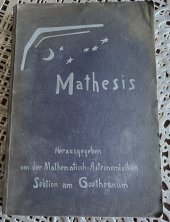 kniha Mathesis Beiträge zur Weiterbildung der Mathematik und verwandter, Orient-verlag 1931