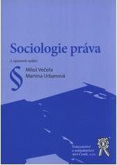 kniha Sociologie práva, Aleš Čeněk 2011