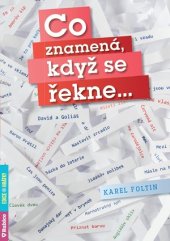 kniha Co znamená, když se řekne ..., Agentura Rubico 2016