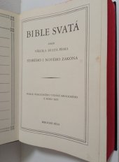 kniha Bible svatá aneb všecka svatá písma starého i nového zákona, Biblické dílo 1974