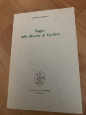 kniha Saggio sulla filosofia di Cardano, La nuova Italia editrice Firenze 1980