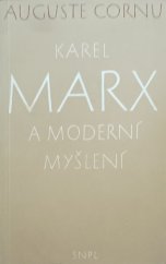 kniha Karel Marx a moderní myšlení, SNTL 1958
