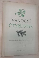 kniha Vánoční čtyrlístek, Orbis 1943