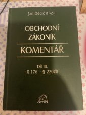 kniha Obchodní zákoník komentář, Polygon 2002
