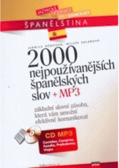kniha 2000 nejpoužívanějších španělských slov, CPress 2007
