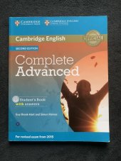 kniha Complete Advanced 2nd Edition Student´s Book with answers, Cambridge University Press 2014