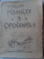 kniha Písničky z Opočenska, Alois Neubert 1914