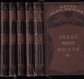 kniha Hrabě de Monte-Cristo Díl I. román., Jos. R. Vilímek 1924