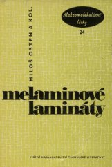 kniha Melaminové lamináty, SNTL 1966