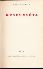 kniha Konec světa, Práce 1948