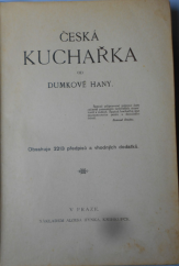 kniha Česká kuchařka, Alois Hynek 1883