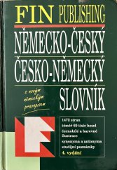 kniha Německo-český, česko-německý slovník, Fin 1997