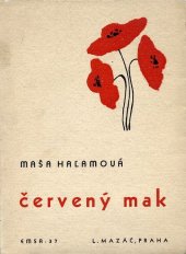 kniha Červený mak [Druhá sbierka básní], L. Mazáč 1932