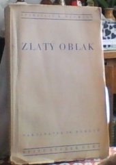 kniha Zlatý oblak román, Fr. Borový 1932