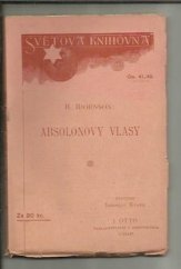 kniha Absolonovy vlasy, J. Otto 1898