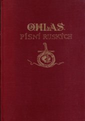 kniha Ohlas písní ruských, Sfinx 1934