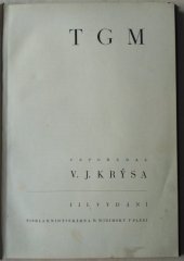 kniha TGM [sborník z projevů význačných osobností a čs. tisku], B. Widimský 1938