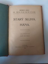 kniha Starý sluha Hana, E. Beaufort 1901