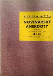 kniha Novinářské anekdoty, Orbis 1938