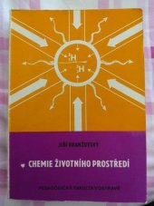 kniha Chemie životního prostředí, Pedagogická fakulta 1980