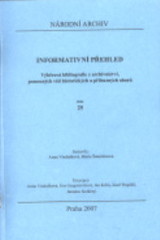kniha Paginae historiae sborník Národního archivu., Národní archiv 2007