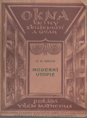 kniha Moderní utopie, Gustav Voleský 1922