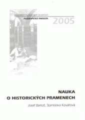 kniha Nauka o historických pramenech, Univerzita Palackého v Olomouci 2005