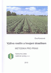 kniha Výživa rostlin a hnojení draslíkem, Výzkumný ústav rostlinné výroby 2010
