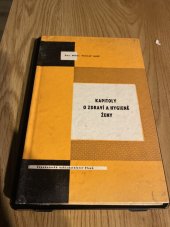 kniha Kapitoly o zdraví a hygieně ženy, Západočeské nakladatelství 1967